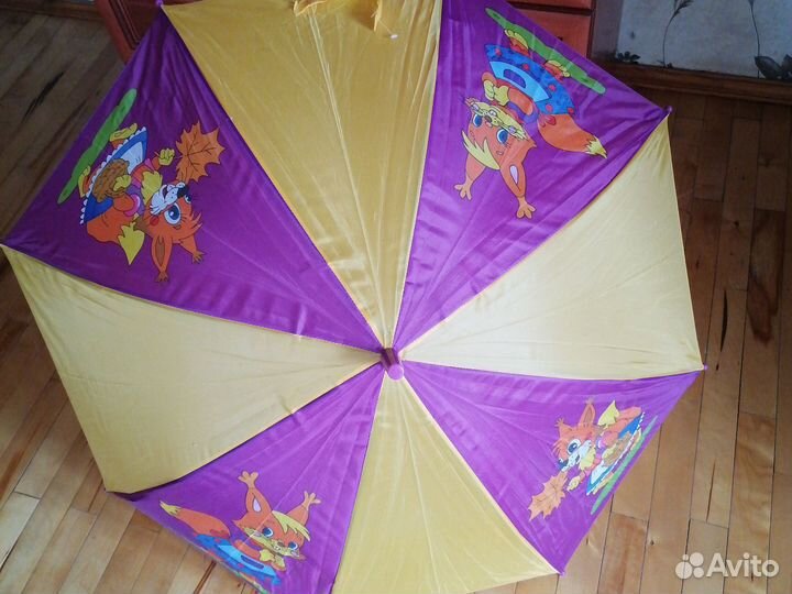 Детский зонт, трость, новый