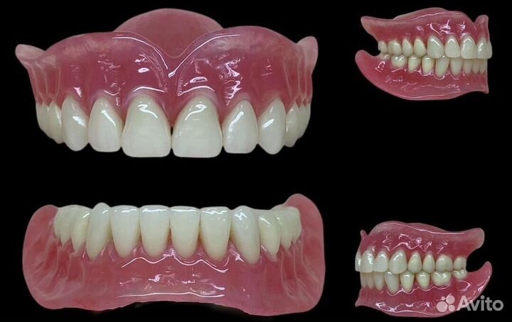 Съемные зубные протезы с выездом на дом. Зубы