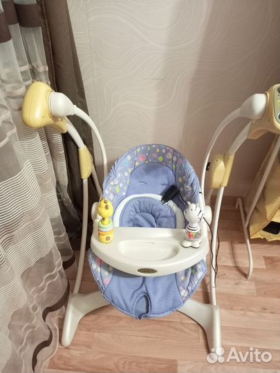Детские электронные качели graco