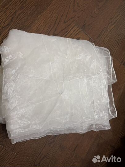 Ткать органза. Белая-прозрачная, переливающаяся