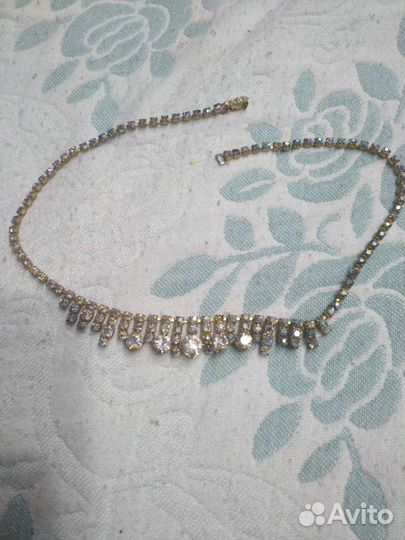 Колье ожерелье бижутерия, раритет