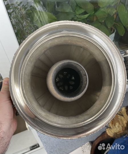 Самовар рюмка на дровах 7 литров