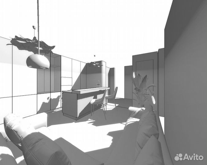 Сделаю визаализацию квартиры, расстановку мебели