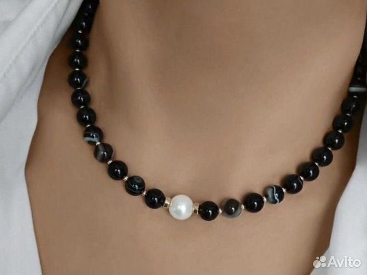 Чокер из агата