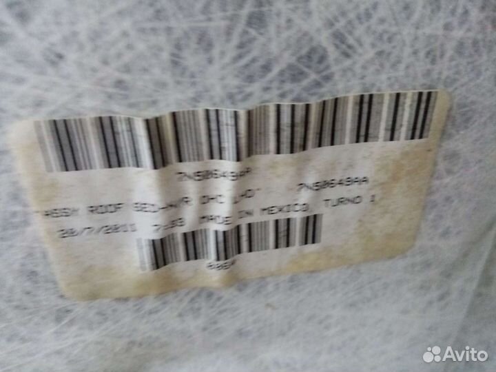 Обшивка потолка Nissan Tiida