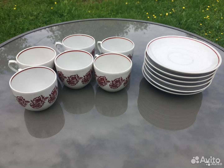 Фарфоровый сервиз Ватутинки