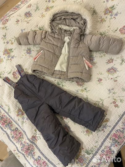 Зимний костюм для девочки 98