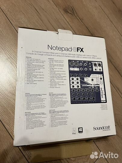 Микшерный пульт Soundcraft Notepad 8Fx