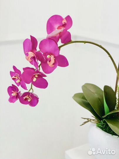 Орхидея искусственная. Интерьерная композиция