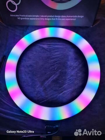 Светодиодная кольцевая лампа RGB MJ36