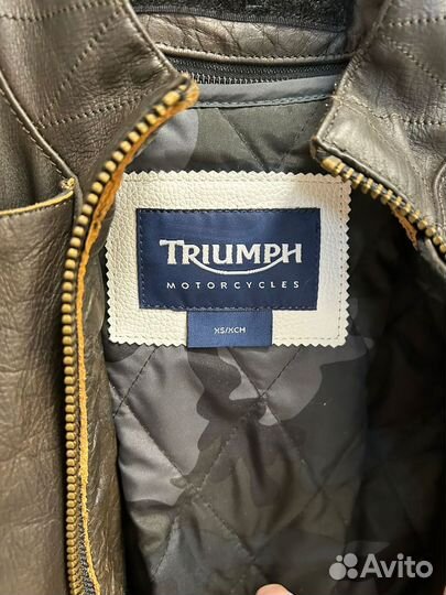 Мотокуртка Triumph кожаная