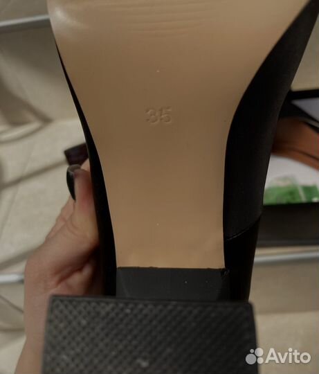 Туфли женские на устойчивом каблуке