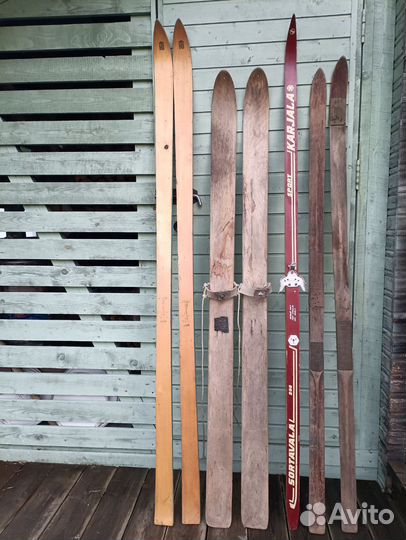 Лыжи деревянные СССР