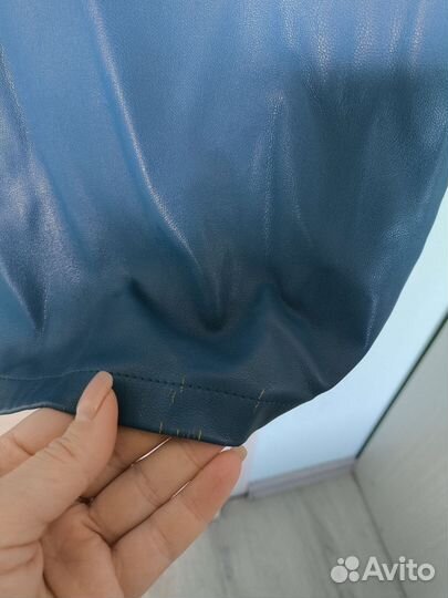 Кожаный сарафан женский