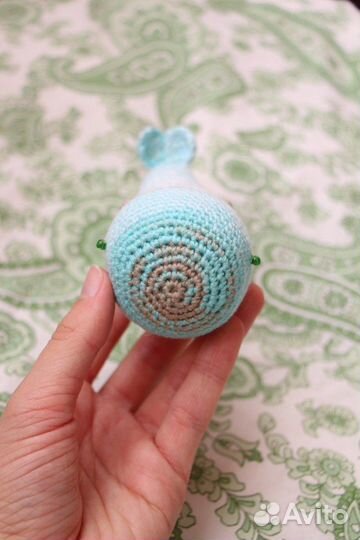 Детская игрушка Кит. Ручная работа