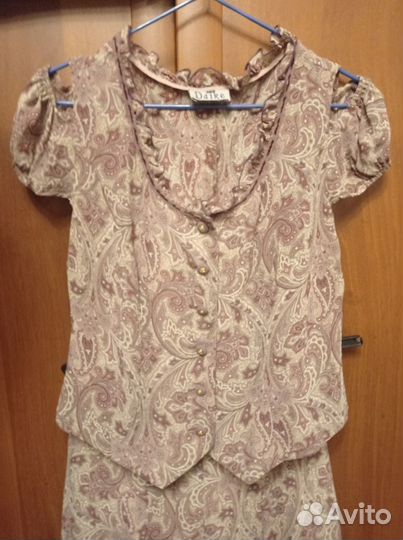 Костюм женский летний. Р46, 48. daire. Вискоза