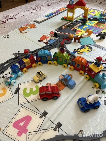 Lego duplo поезд железная дорога