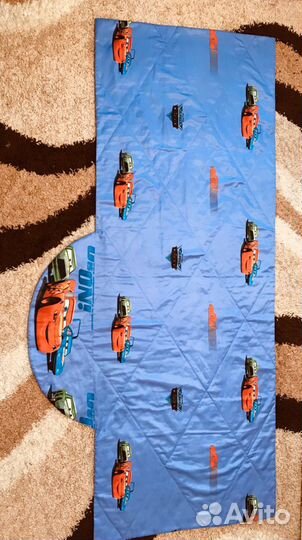 Комплект в детскуюТачки» : шторы,тюль,2покрывала