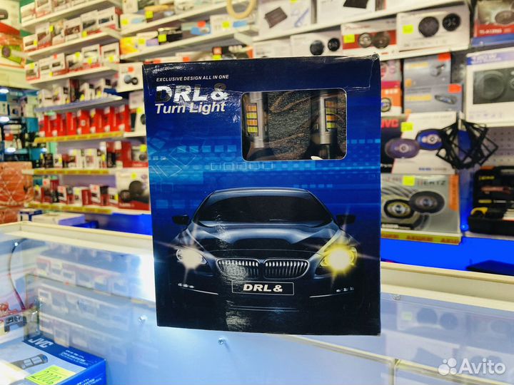 Светодиодные лампы дхо / поворотник 2 в 1