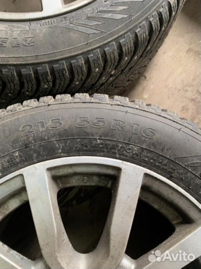 215/55 R16 Nokian Nordman 8 Зима Литые R16 pсd:5x112 ет:45 DIA:57.1