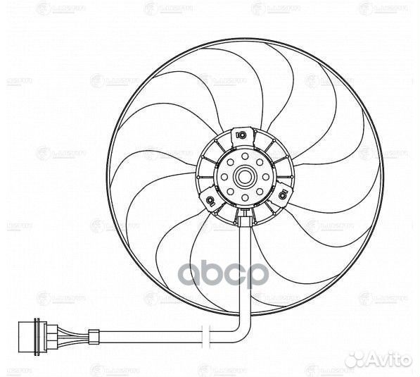 Э/вентилятор охл. для а/м Skoda Octavia (96) /V