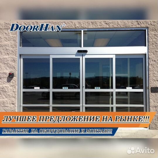 Раздвижные автоматические двери