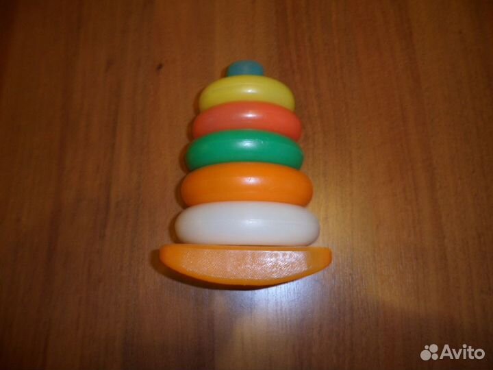 Игрушки (ванночка, пирамидка, корзинка) СССР