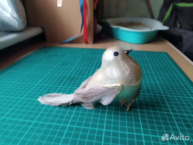 Птичка на прищепке