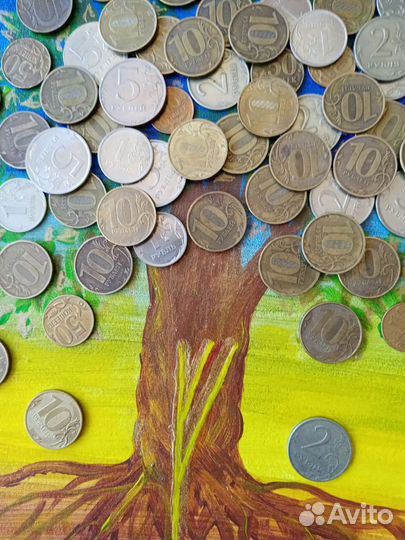 Панно-талисман с руной Феху