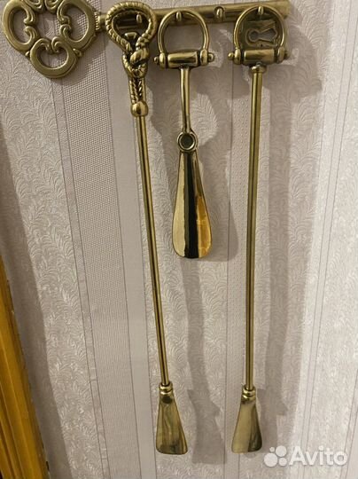 Рожки для обуви из латуни и шкатулки