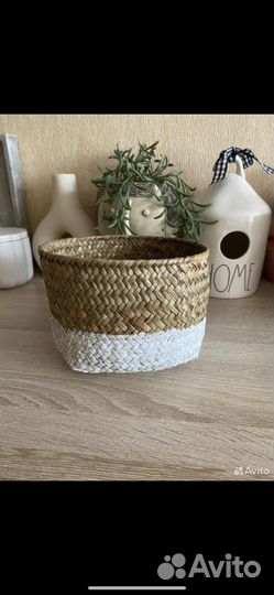 Корзина zara home высота 10 см диаметр 16 см