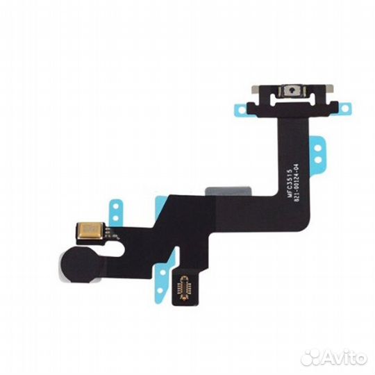 Шлейф для iPhone 6s plus + кнопка вкл + вспышка +
