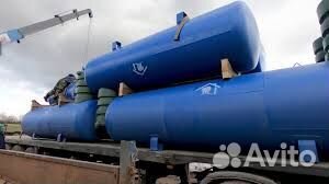 Монтаж газгольдера Усть-Канский р-н с котельным