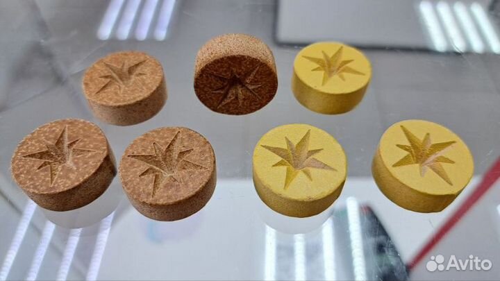 Фишки для игры в нарды, дерево, d2 см,набор 30 шт