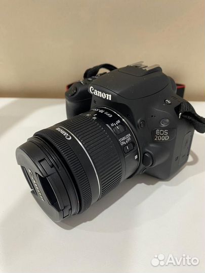 Зеркальный фотоаппарат canon eos 200d