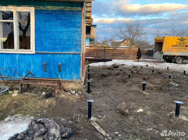 Винтовые сваи/ Фундамент на сваях