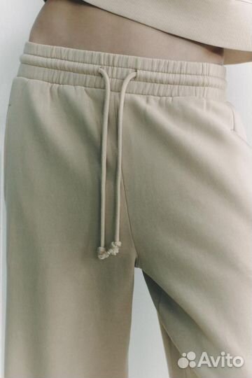 Брюки Zara из хлопка