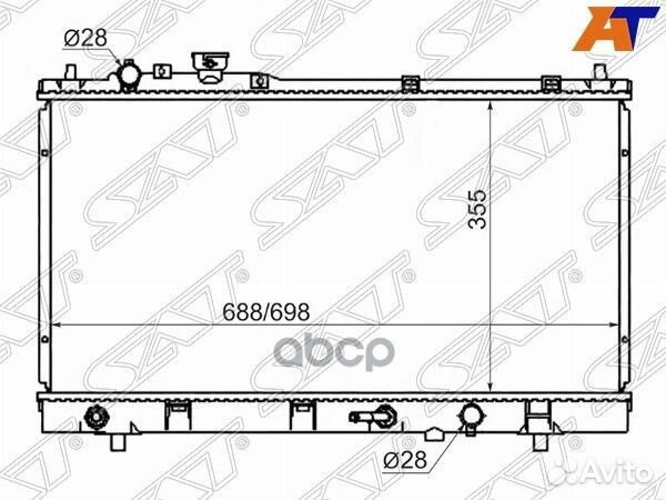 Радиатор Ford Ixion 99-05 / Mazda Premacy 99-05