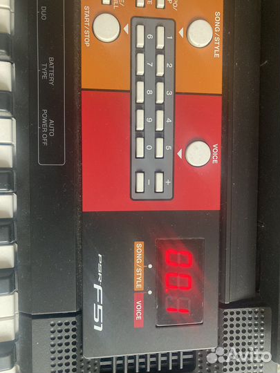Синтезатор yamaha psr f51