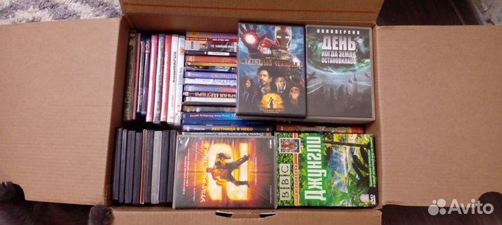 Dvd диски коробка