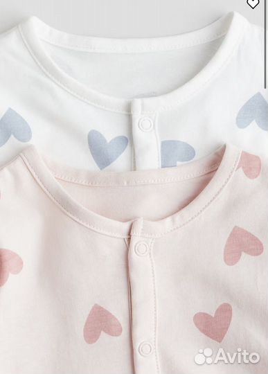 Слипы пижама для девочки hm 56 62 86 92