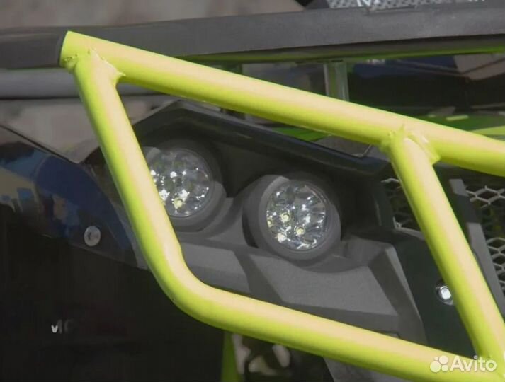 Квадроцикл Motoland Raptor 125 желтый