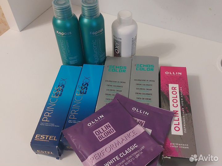 Краска для волос, оксиды, порошки