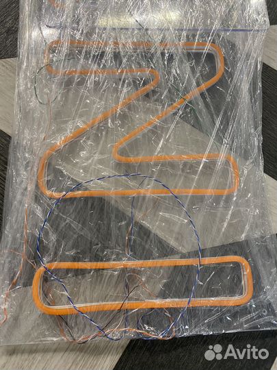 Светодиодная надпись неон декор