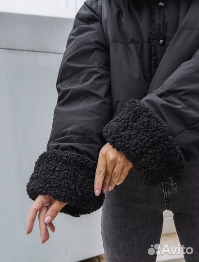 Куртка двусторонняя демисезонная женская 42-48р