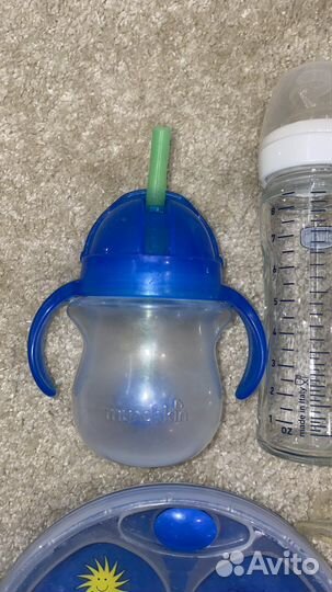 Бутылочки, соски, сетка для прикорма кучочками