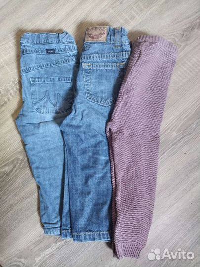 Пакет брендовых вещей на девочку 86-92