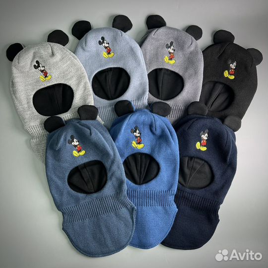 Шапка шлем демисезонный