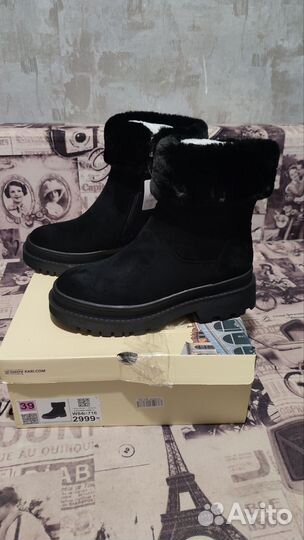Полусапоги женские зимние 39