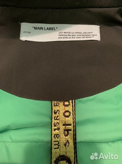 OFF white парка оригинал